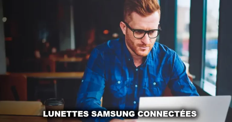 Lunettes Samsung connectées