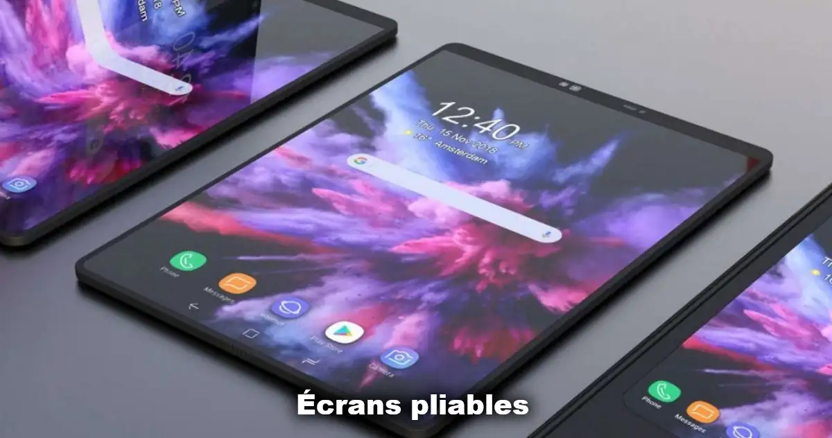 Ecrans pliables
