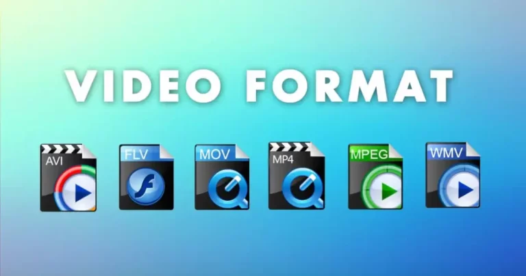 Vidéos formats MP4 AV1 FLV MOV MPEG WMV