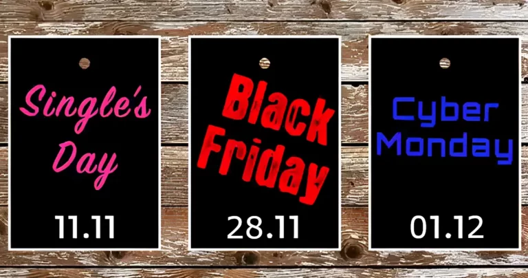 1111 Single day Black Friday Cyber Monday