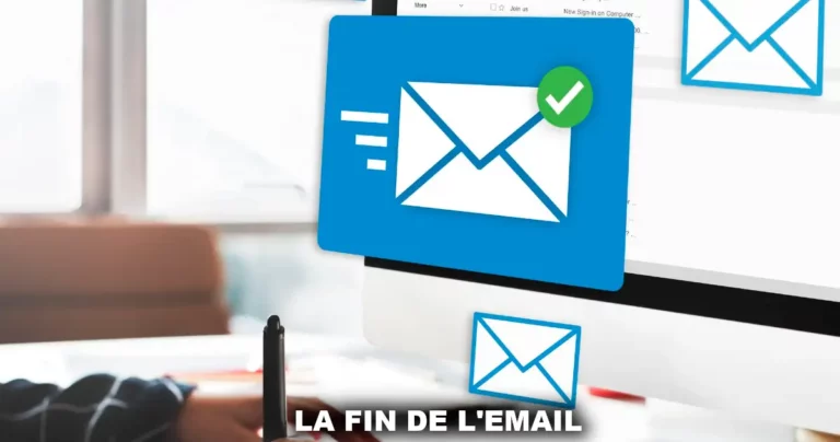 La fin de l'email