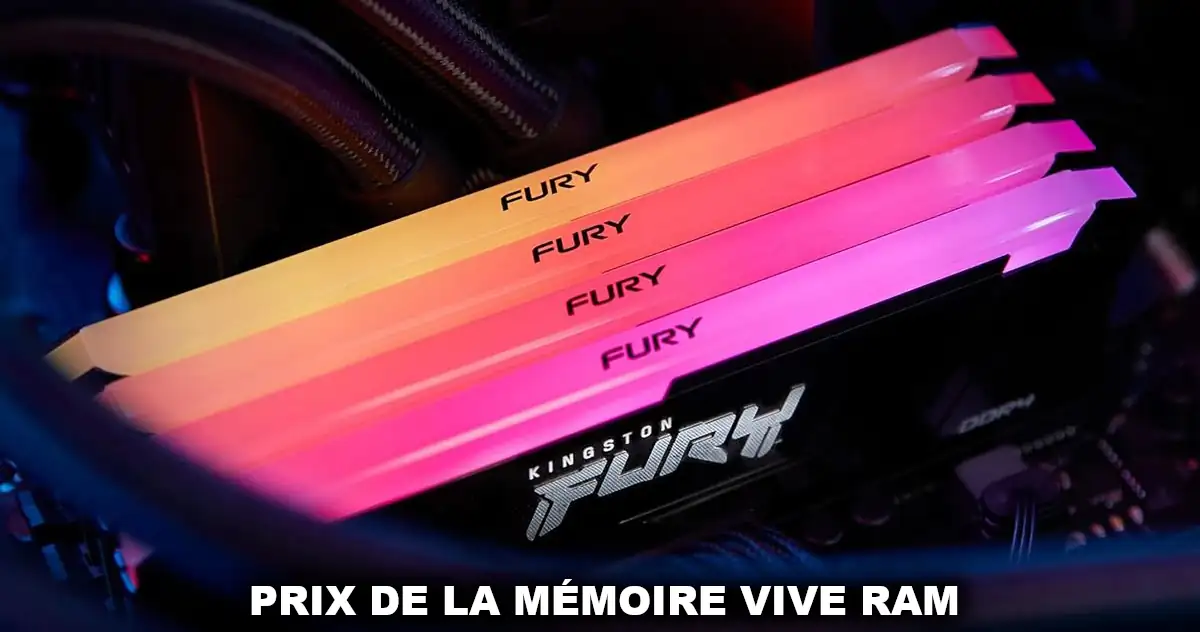 Prix de la mémoire vive RAM