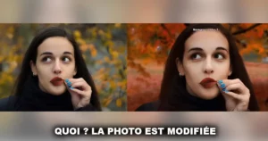 La photo modifiée