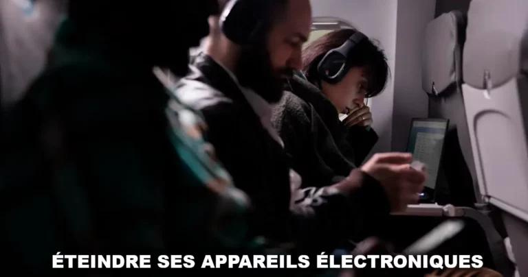 éteindre ses appareils électroniques